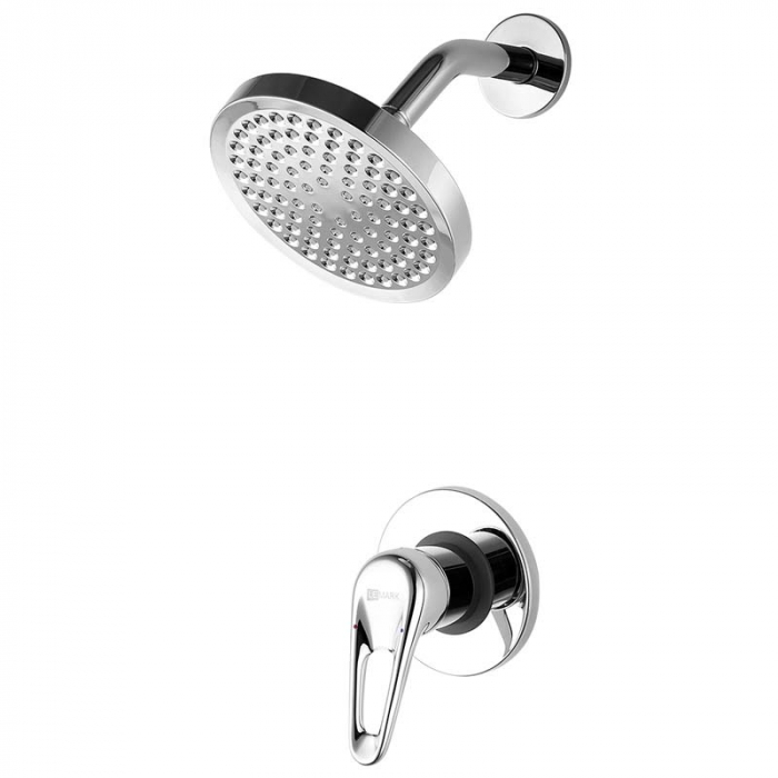 Смеситель для душа LeMark LUNA LM4120C однорукояточный, встраиваемый в стену, хром