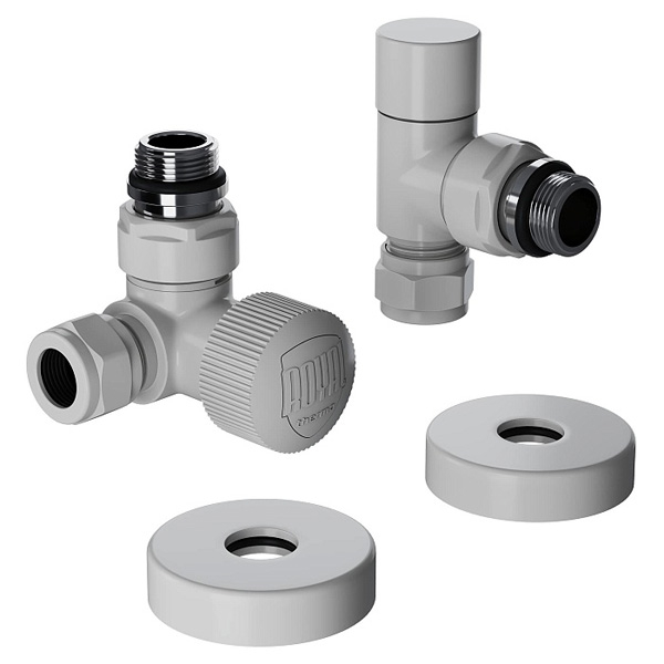 Набор термостатический трехосевой Royal Thermo Design Pro 1/2" М30х1,5 Белый