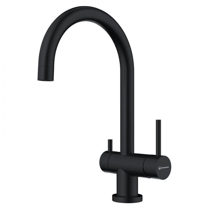 Смеситель для кухни Omoikiri YAMADA-GR однорукояточный, с переключателем на фильтр, графит