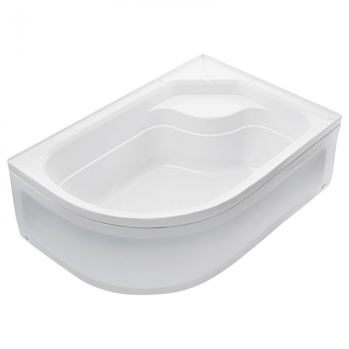 Поддон душевой акриловый асиметричный WEMOR 100/80/44 L 1000×800×440