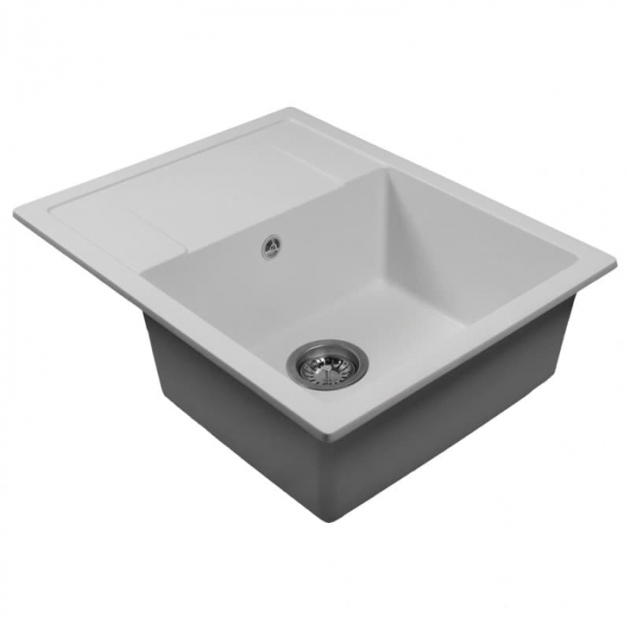 Мойка из искусственного камня MixLine СТАНДАРТ МЛ-ГМС115 645x505/190 белый