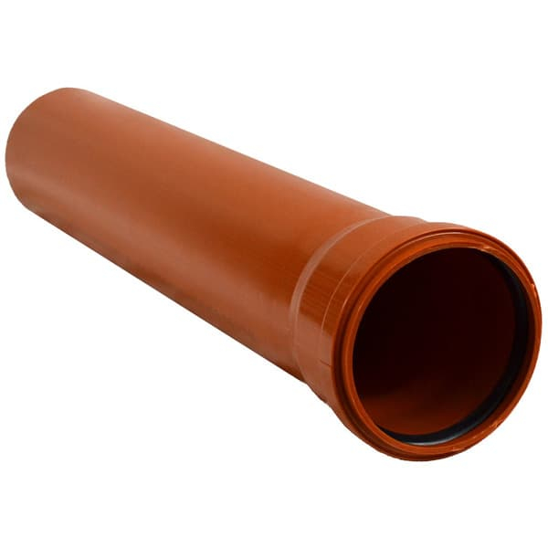 Труба канализационная НПВХ (НК) 200×1000×4,9 Sinikon