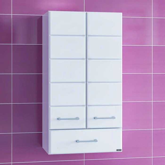 Шкаф подвесной Санта Омега-48×90 1 ящик над стиральной машиной 407004