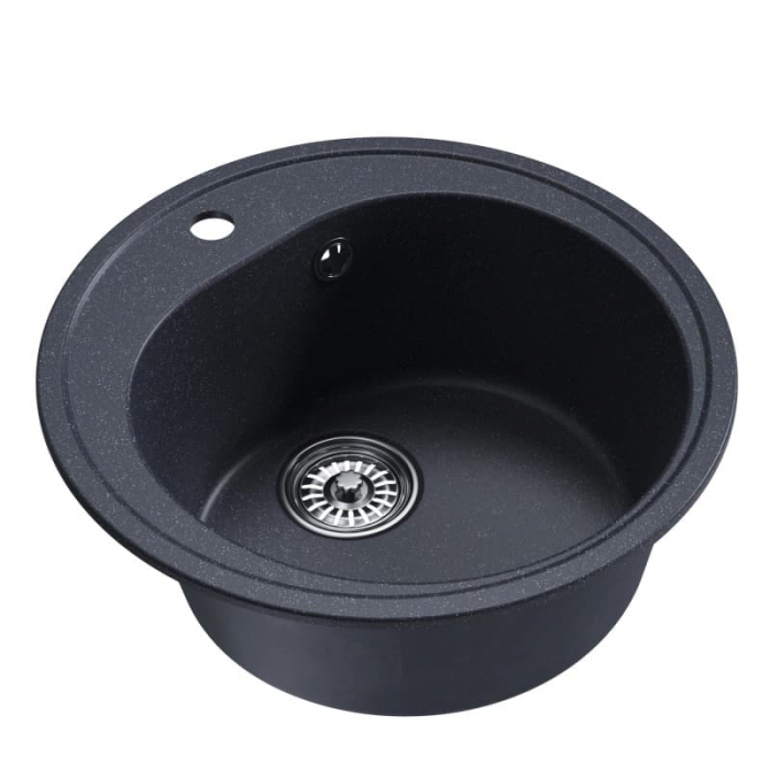 Мойка из искусственного камня MixLine КОМФОРТ МЛ-ГМ11 500/180 антрацит