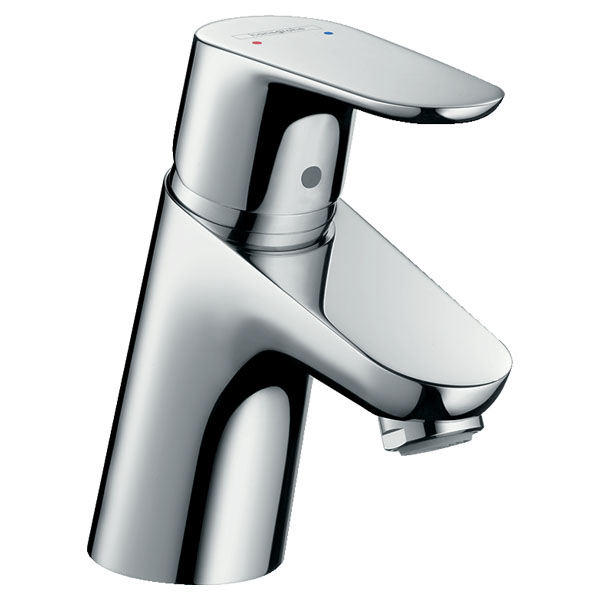 Смеситель для раковины Hansgrohe Focus E2 однорукояточный, 70, со сливным гарнитуром, хром (31730000)