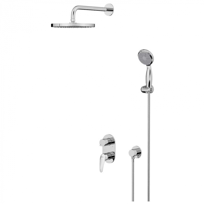 Смеситель для душа LeMark LINARA LM0429C однорукояточный, встраиваемый в стену, хром