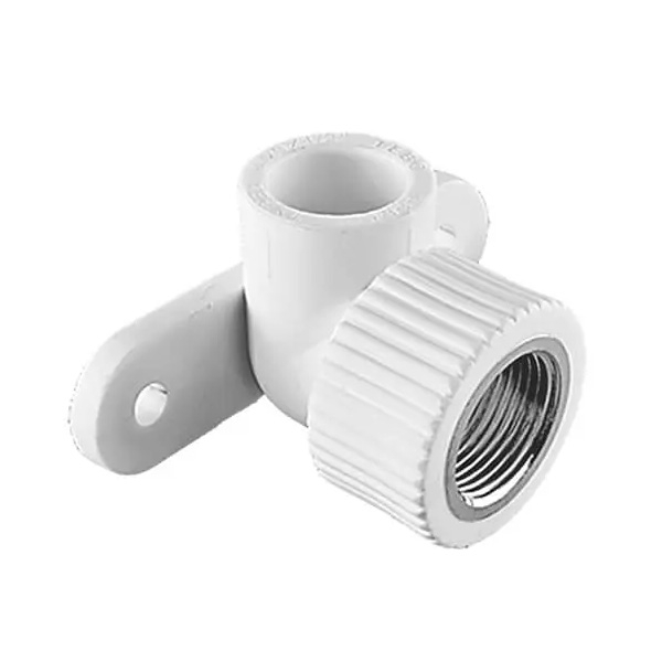 Угольник комбинированный с креплением PPR-ВР 20-1/2" Tebo