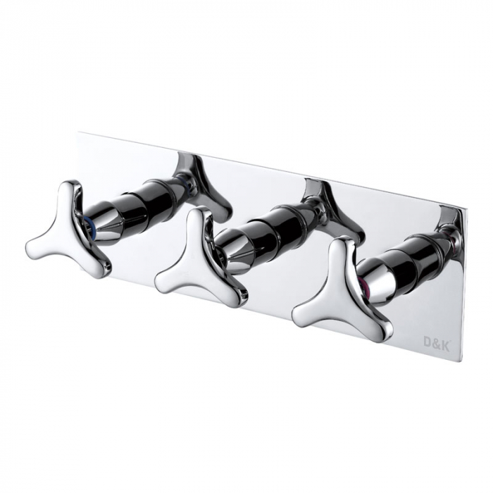 Смеситель для ванны D&amp;K Hessen.Goethe двухрукояточный, встраиваемый в стену DA1384841