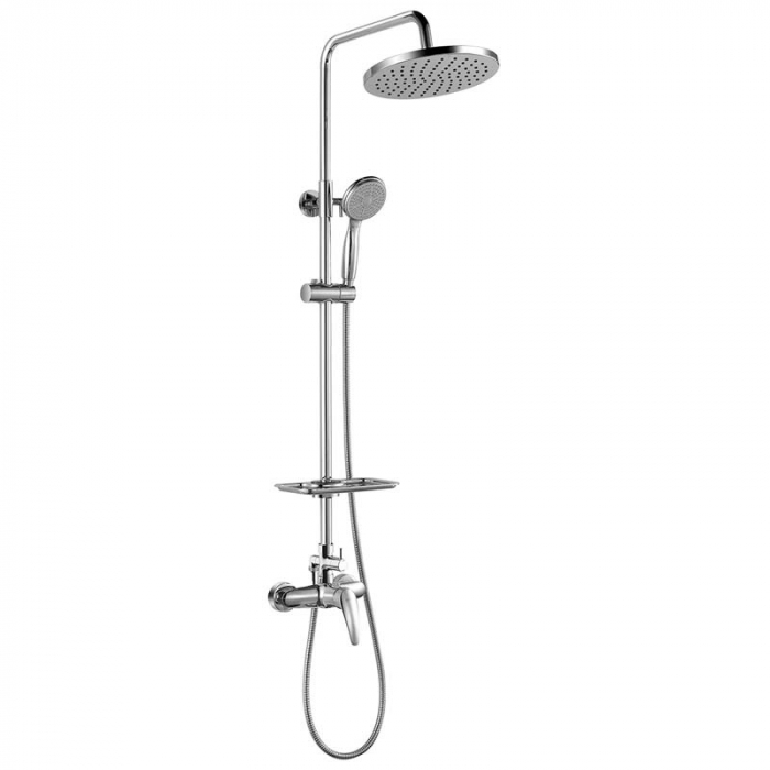 Душевая система LeMark LINARA LM0460C однорукояточный, регулируемая высота, хром