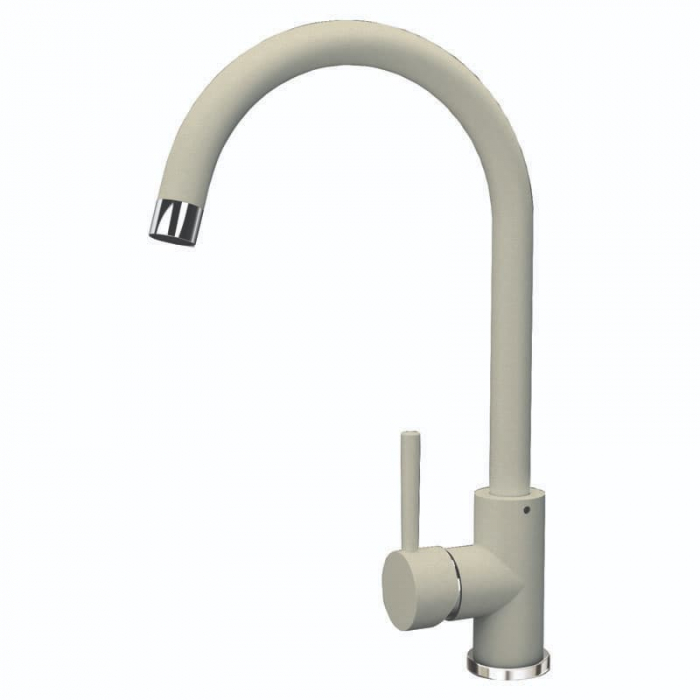 Смеситель для кухни Flortek АЛЬФА FL однорукояточный, шампань