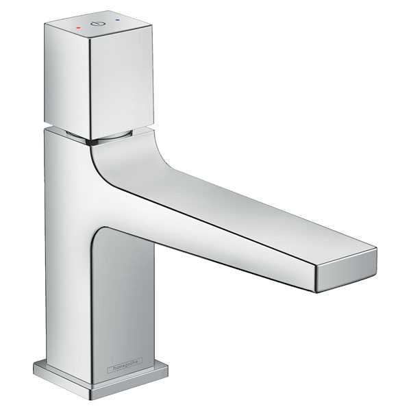 Смеситель для раковины Hansgrohe Metropol с рукояткой Select, 100, со сливным клапаном Push-Open, хром (32570000)