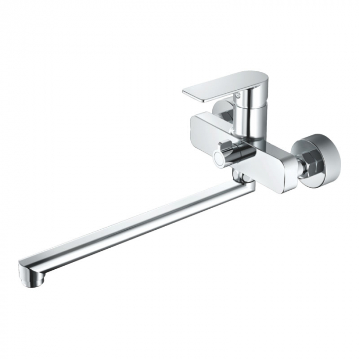 Смеситель для ванны Haiba HB22617 однорукояточный, длинный излив, хром