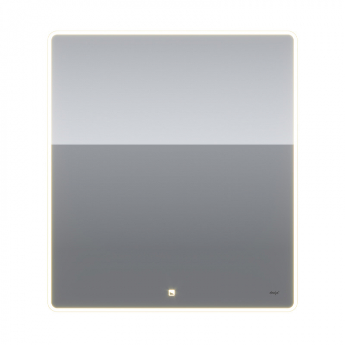 Зеркало Dreja POINT 80x90, сенсорный выключатель, LED-подсветка