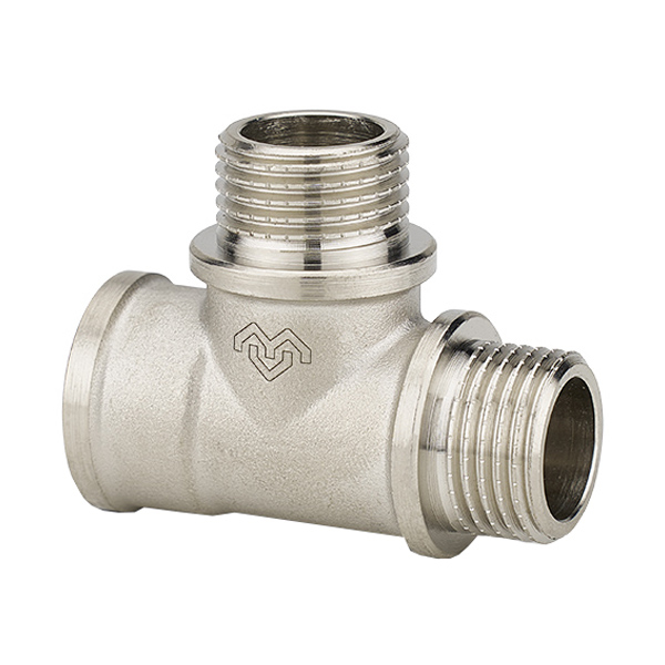 Тройник ВР-НР-НР 1/2" латунь Varmega