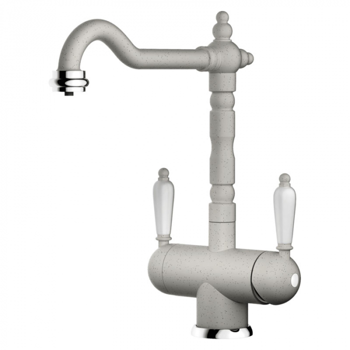 Смеситель для кухни Omoikiri AMAGASAKI-EV однорукояточный, с переключателем на фильтр, эверест