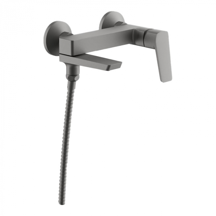 Смеситель для ванны BELZ B60715-3 однорукояточный, оружейная сталь