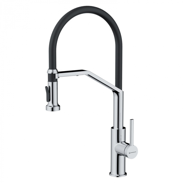 Смеситель для кухни Omoikiri MAKKARI 2 Plus-SB-C-BL латунь/хром/черный