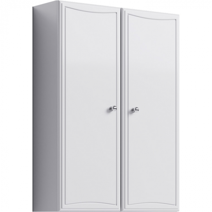 Шкафчик подвесной Aqwella BARCELONA 50 с двумя дверцами на петлях с плавным закрыванием, белый