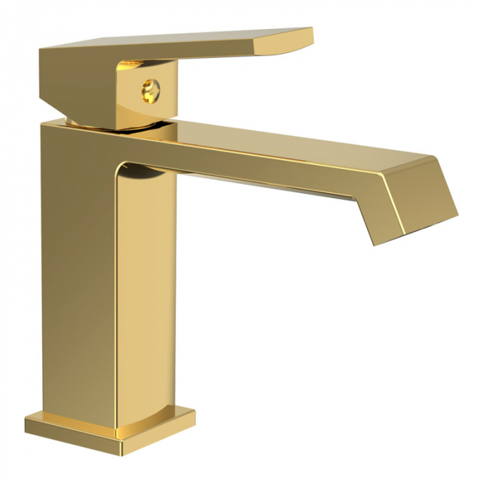 Смеситель для раковины Haiba HB10575-5 однорукояточный, золотой