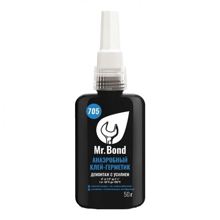 Клей-герметик анаэробный Mr.Bond 705, демонтаж с усилием (50 г)
