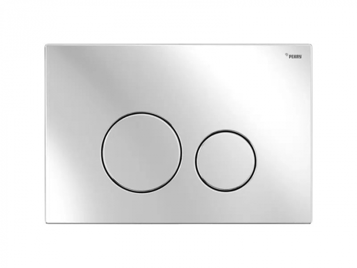 Панель смыва РЕХАУ NOVA ORB STEEL с круглыми клавишами, нержавеющая сталь, цвет нержавеющая сталь, глянцевый