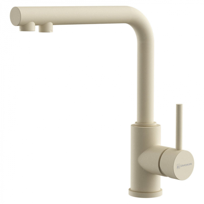 Смеситель для кухни Omoikiri NAKAGAWA 2 PLUS-BE однорукояточный, ваниль