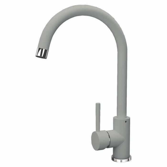 Смеситель для кухни Flortek АЛЬФА FL однорукояточный, грей
