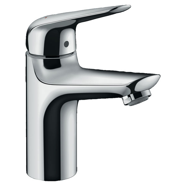 Смеситель для раковины Hansgrohe Novus однорукояточный, 100, без сливного гарнитура, хром (71031000)