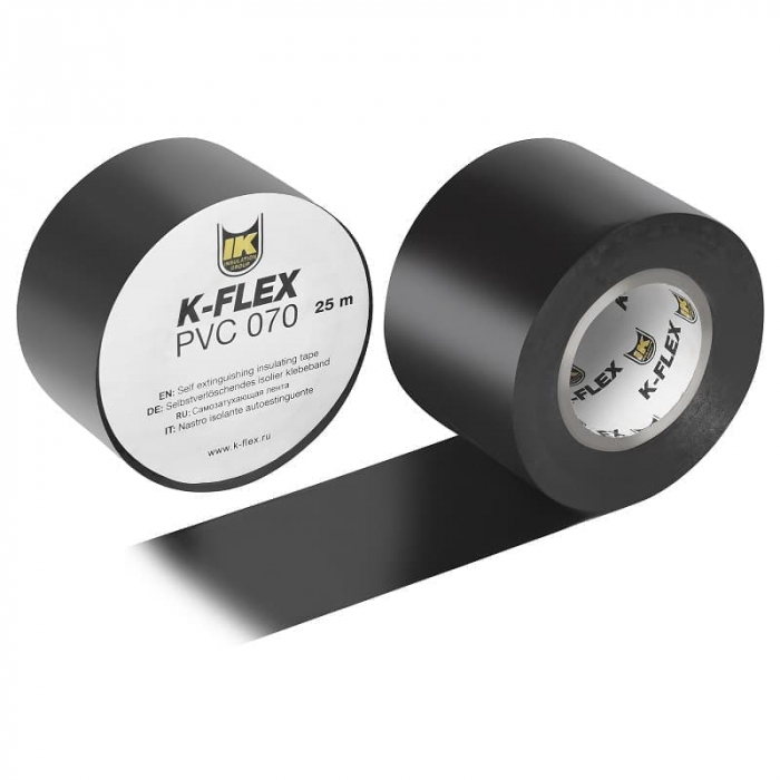 Лента K-FLEX 038-025 PVC AT 070 black