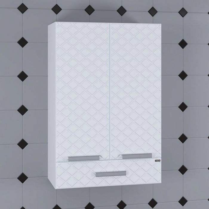 Шкаф подвесной Санта Калипсо-60×90 1 ящик над стиральной машиной 417003N