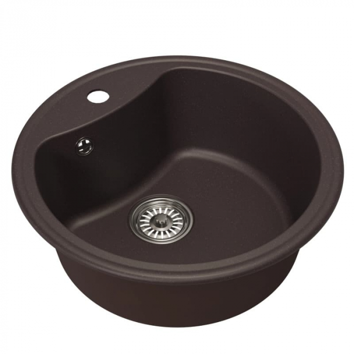 Мойка кухонная композитная MixLine ML-GM09 шоколад