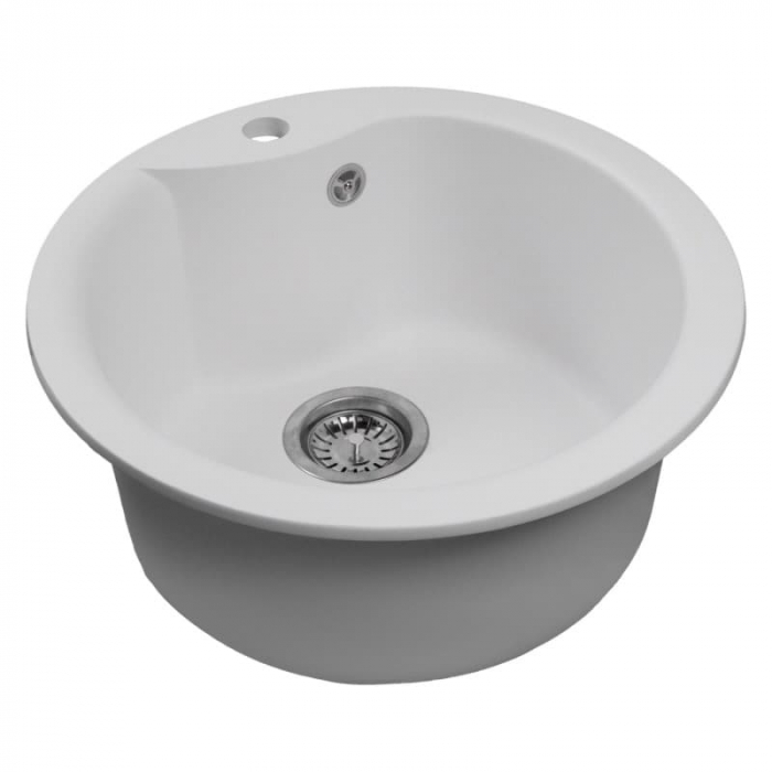 Мойка из искусственного камня MixLine СТАНДАРТ МЛ-ГМС101 480/190 белый