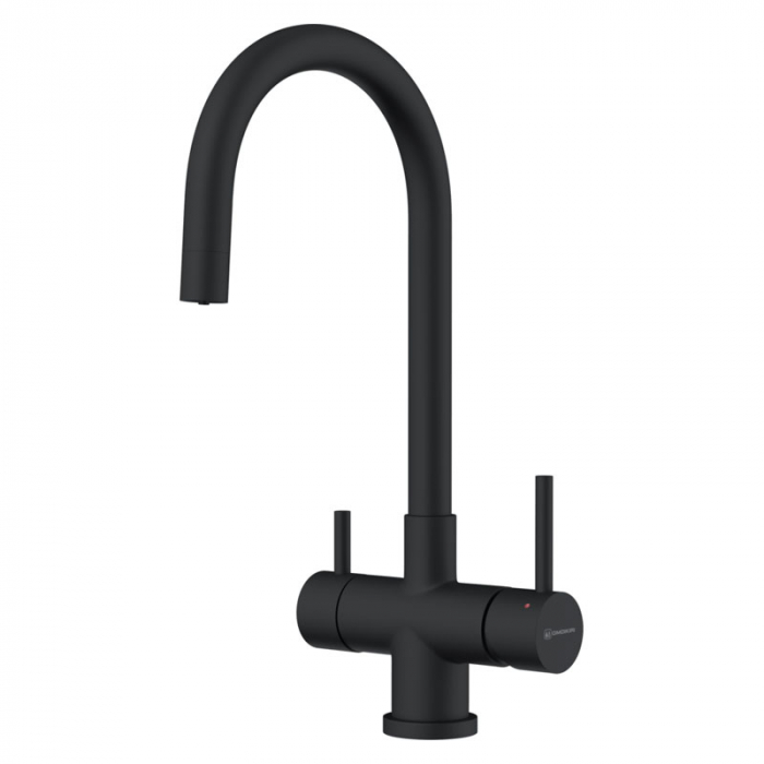 Смеситель для кухни Omoikiri AKITA-GB нерж. сталь/графит