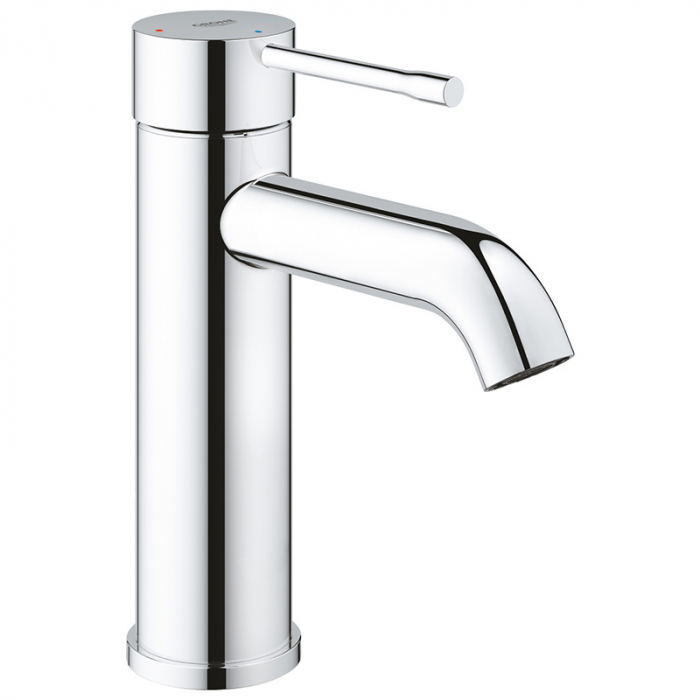 Смеситель для раковины Grohe ESSENCE S-size однорукояточный, со сливным гарнитуром (23797001)