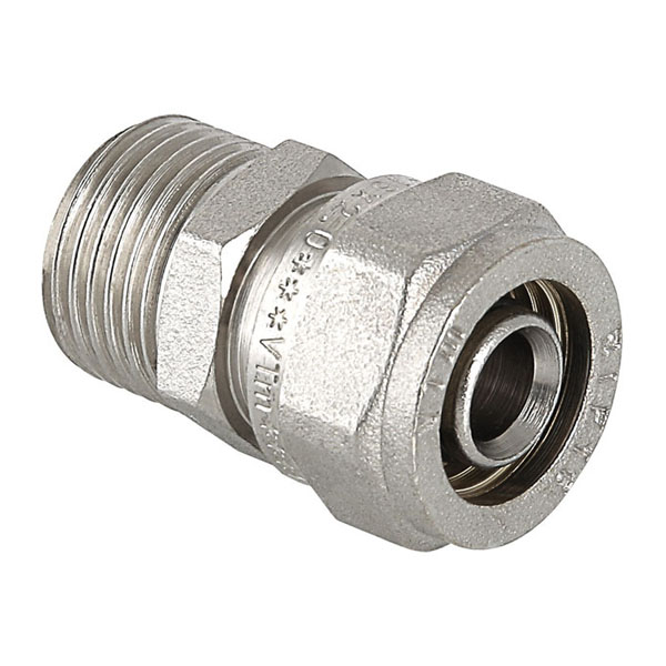 Муфта обжимная с переходом на наружную резьбу 26-3/4" Valtec VTm.301.N.002605