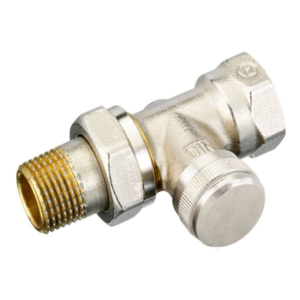 Клапан радиаторный запорный прямой Ридан LV DN15 (1/2") PN10