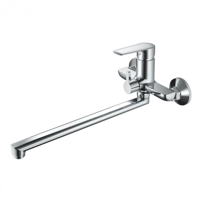 Смеситель для ванны Haiba HB22563 однорукояточный, длинный излив, хром