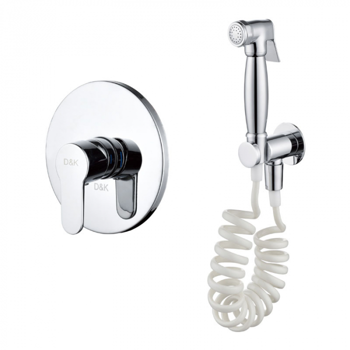 Смеситель для гигиенического душа D&amp;K Rhein.Marx однорукояточный, встраиваемый в стену DA1395001