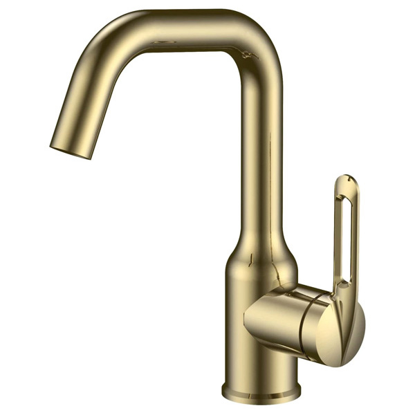 Смеситель для раковины Haiba HB10825-5 однорукояточный, золотой