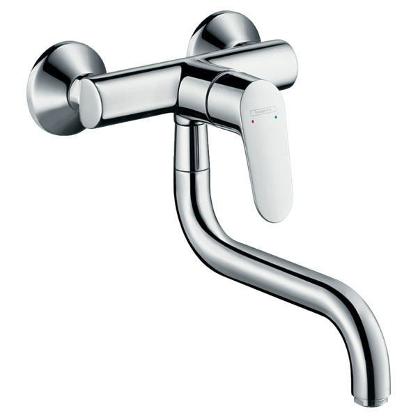 Смеситель для кухни Hansgrohe Focus однорукояточный, настенный (31825000)