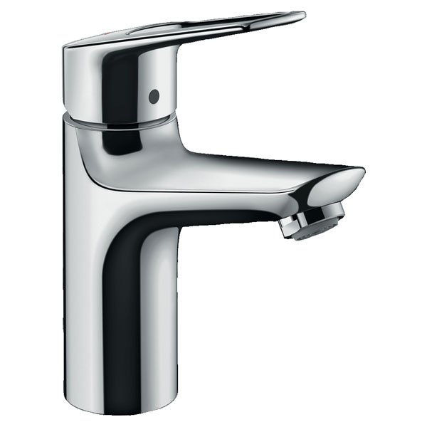 Смеситель для раковины Hansgrohe Novus Loop однорукояточный, 100, со сливным гарнитуром, хром (71081000)