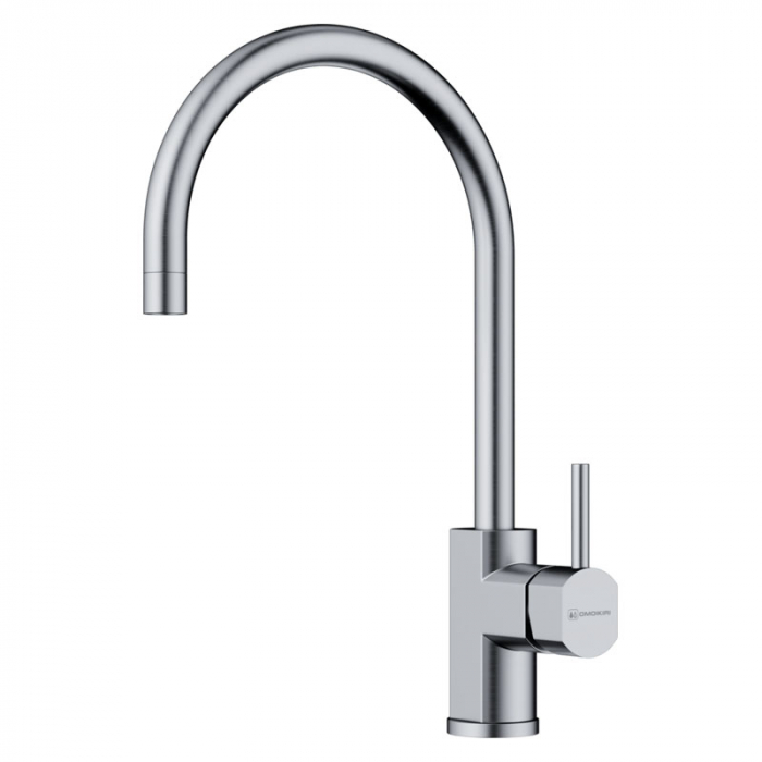 Смеситель для кухни Omoikiri WAKAYAMA-BN однорукояточный, нержавеющая сталь