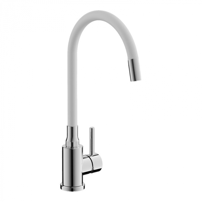 Смеситель для кухни BELZ B73809-8 однорукояточный, белый