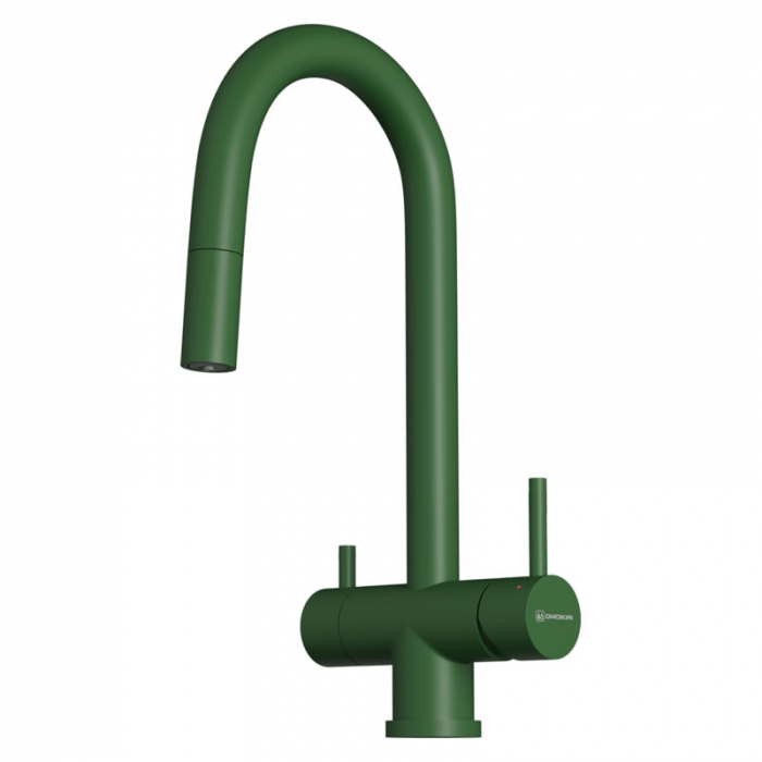 Смеситель для кухни Omoikiri AKITA-S-RG латунь/royal green