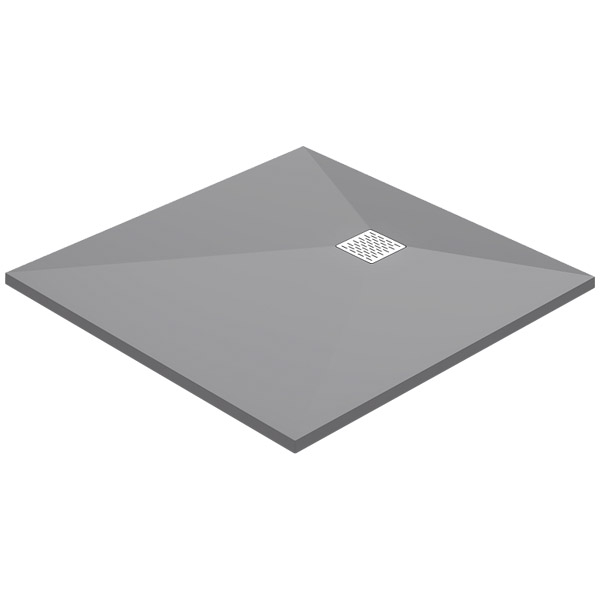 Поддон душевой литьевой Good Door Essentia 1000×1000 графит