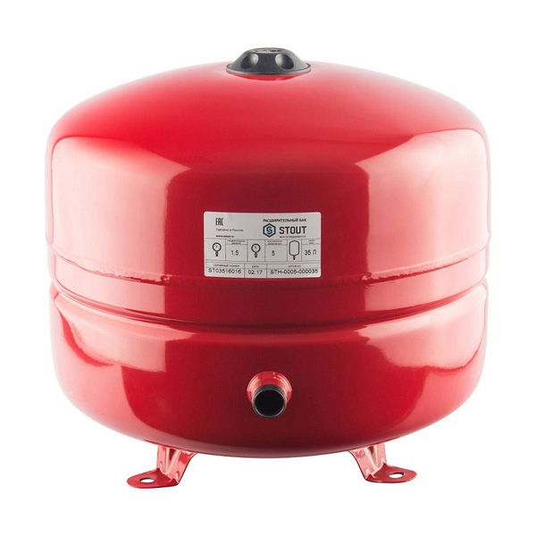 Бак расширительный мембранный STOUT STH-0005  35 л (5 бар; 3/4")