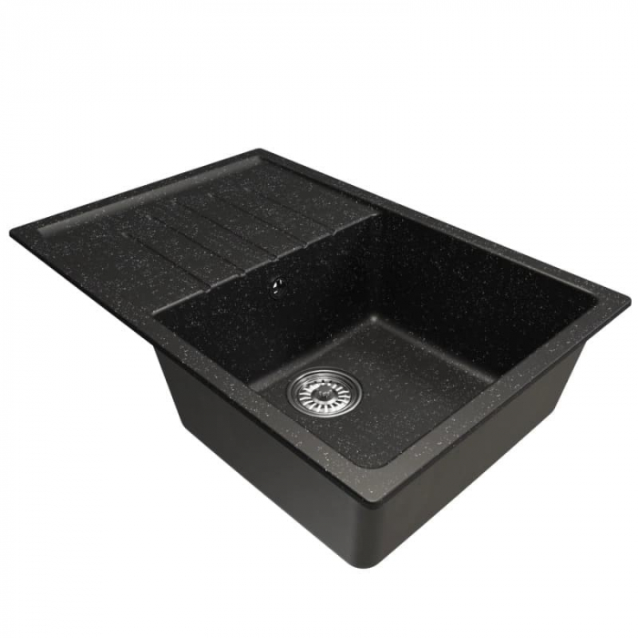 Мойка кухонная композитная MixLine ML-GM19 черная