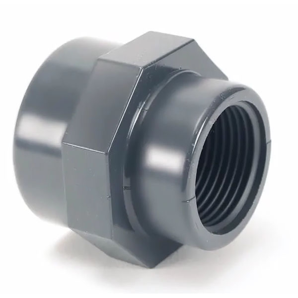 Муфта переходная резьбовая ПВХ 1.1/4"×1" PVC-U Comer