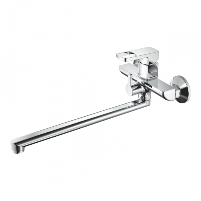 Смеситель для ванны Haiba HB22176 однорукояточный, длинный излив, хром