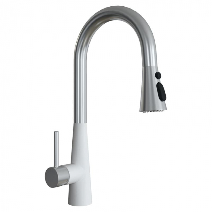 Смеситель для кухни Flortek ВИТА PRO SS FL однорукояточный, жасмин